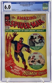 Amazing Spider-Man #8 CGC 6.0, 1st App. Living Brain