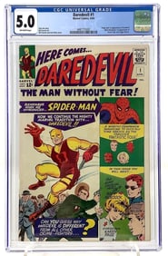 Daredevil #1 CGC 5.0, 1st App. Daredevil