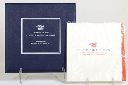 Franklin Mint Sterling Silver States of the Union Medals