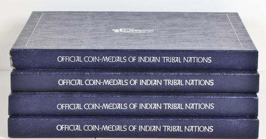 Franklin Mint Sterling Silver Indian Tribal Nations Medals