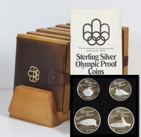 Royal Canadian Mint Sterling Silver 1976 Olympic Coins