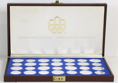 Danbury Mint Montreal Olympic Sterling Silver Coins