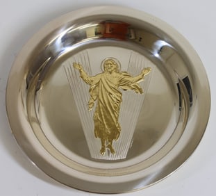 Franklin Mint Sterling Silver 1973 Easter Plate