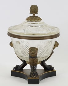 French Empire Bronze Dresser Jar