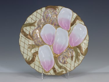 Limoges Porcelain Oyster Plate