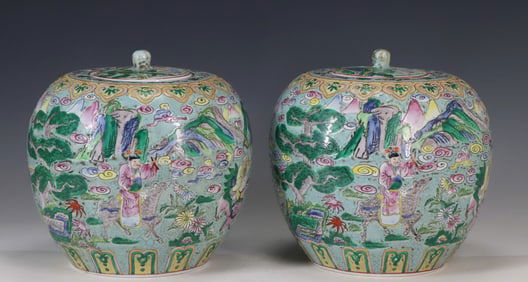 Chinese Famille Rose Jars
