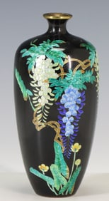 Japanese Ginbari Cloisonne Vase