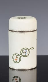Inaba Japanese Cloisonne Tea Caddy