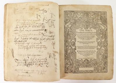 English Geneva Bible Printed by Christopher Barker 1589