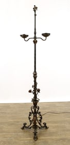 Forged Wrought Iron Floor Lamp