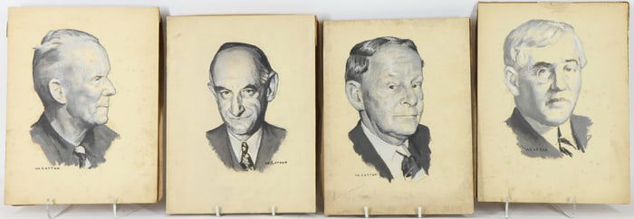 Watercolor/Gouache Archive of New Yorker Magazine Artist William Cotton