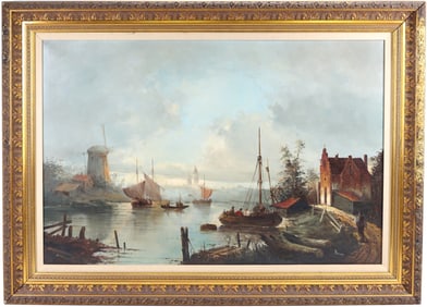 Oil on Canvas, Signed