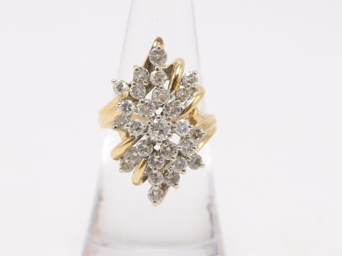 14k YG Diamond Ring