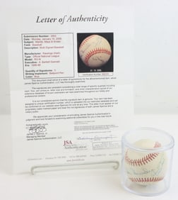 Mantle, Mays & Snider Autograph Baseball