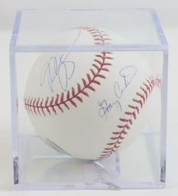 Gary Carter & Mike Piazza Autographed Baseball