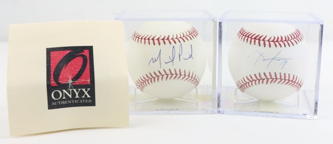 NY Yankees Tanaka & Pineda Signed Baseballs
