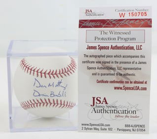 NY Yankees Don Mattingly Autographed Baseball