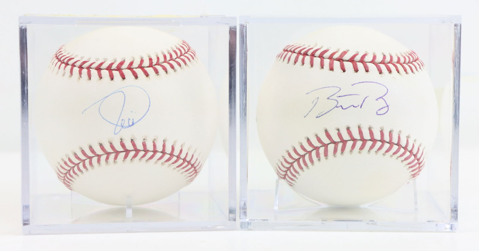 SF Giants Lincecum & Posey Signed Baseballs (1 of 9)