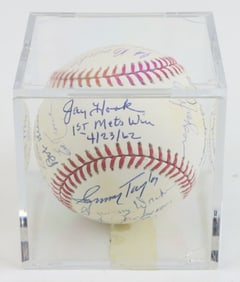 1962 New York Mets Autographed Baseball