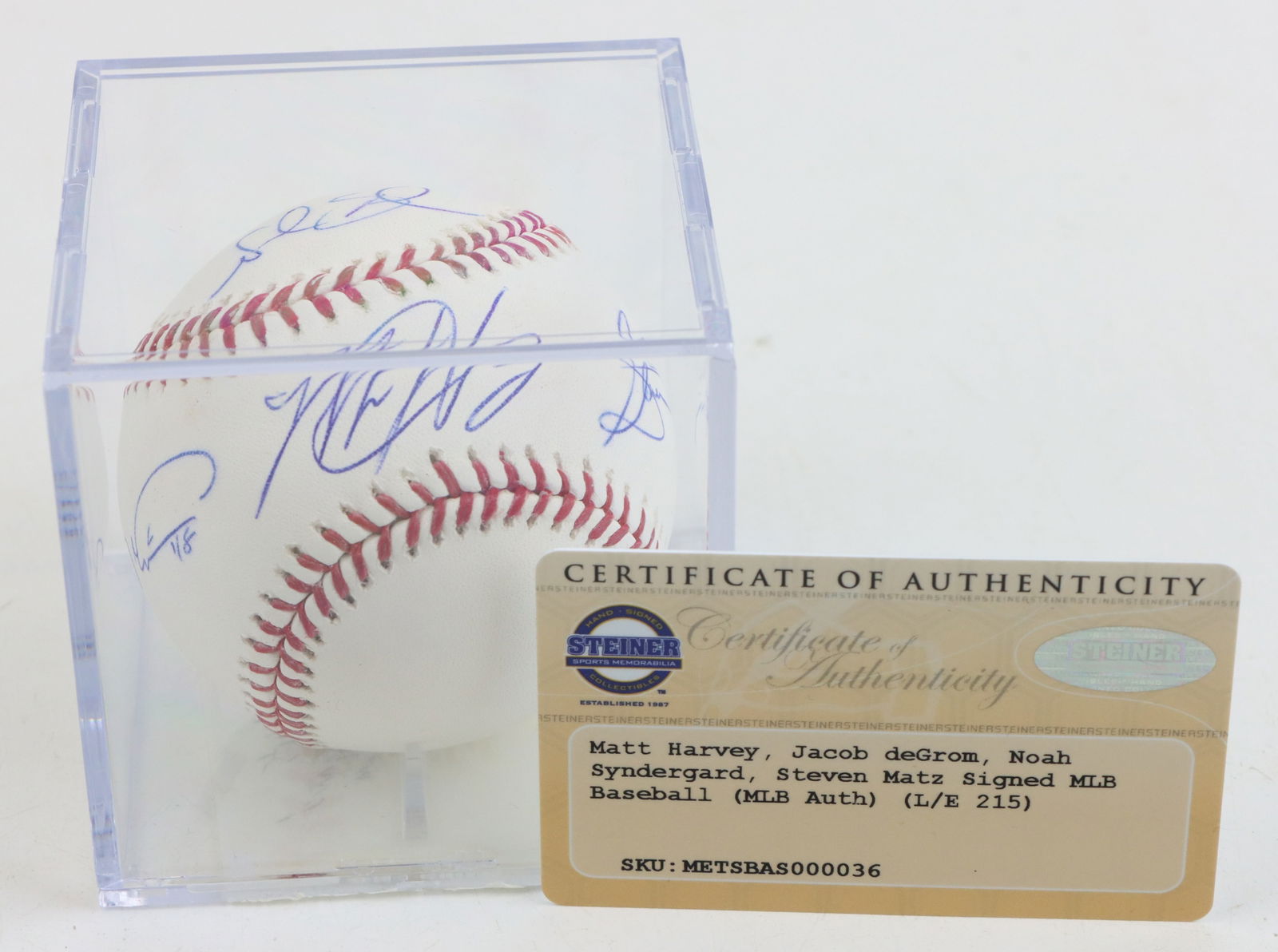 2015 NY Mets Autographed Baseball Limited Edition (1 of 11)