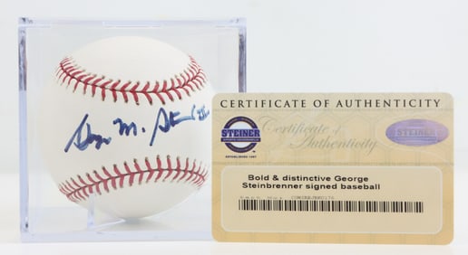 George Steinbrenner Signed Official MLB Baseball