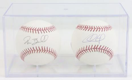 Chase Utley and Pat Burrell Autographed Baseballs