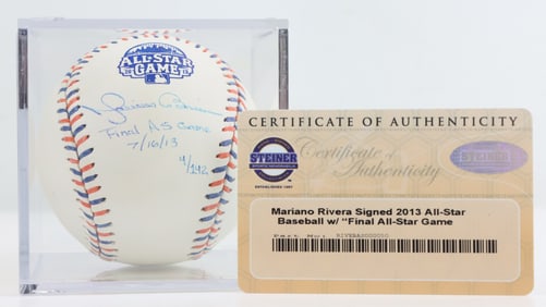 Mariano Rivera Autographed All Star Game Baseball