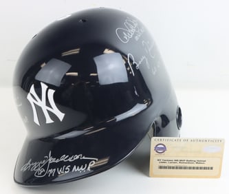 Autographed Yankees World Series MVP's Helmet