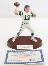 Salvino Joe Namath Autographed Figurine 785/2500