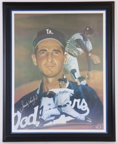 Sandy Koufax Autographed Lithograph