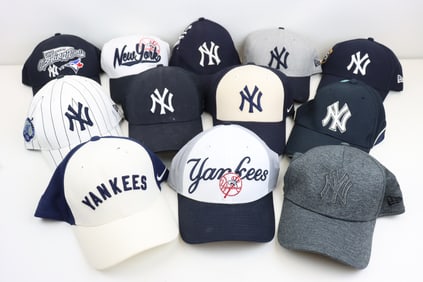 (12) NY Yankees Baseball Caps (all new)