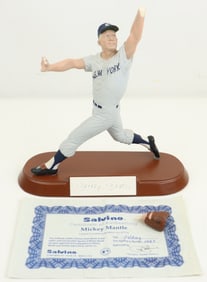 Salvino Mickey Mantle Autographed Statue