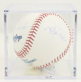 Alex Rodriguez & Derek Jeter Autographed Baseball