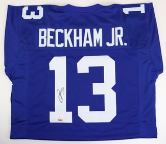 Odell Beckham Jr Autographed NY Giants Jersey