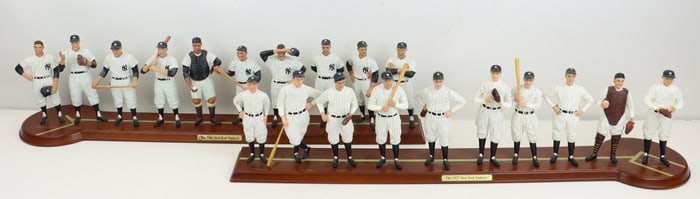 Danbury Mint 1927 & 1961 NY Yankee Team Figurines