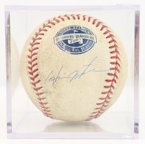 Hideki Matsui Game Used Autographed Baseball