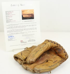 Mickey Mantle Autographed Baseball Glove