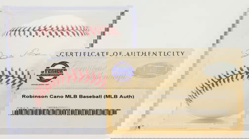 Robinson Cano Autographed Baseball