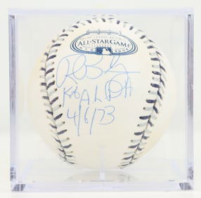Ron Bloomburg Signed 1st All Star Game DH Ball