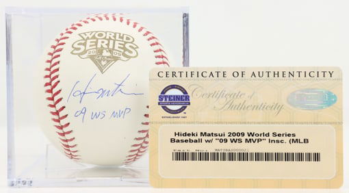 Hideki Matsui Autographed Baseball