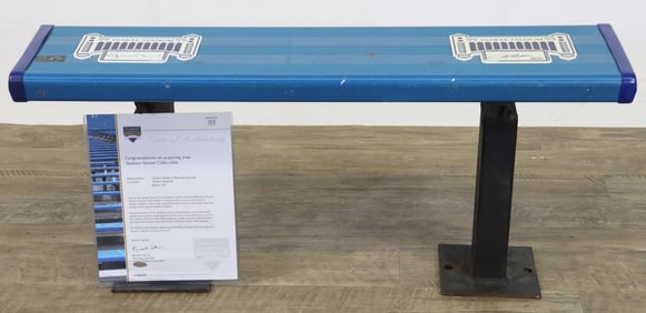 Rivera & Pettitte Autographed Stadium Bleachers