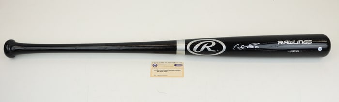 Gary Sanchez Autographed Big Stick Baseball Bat