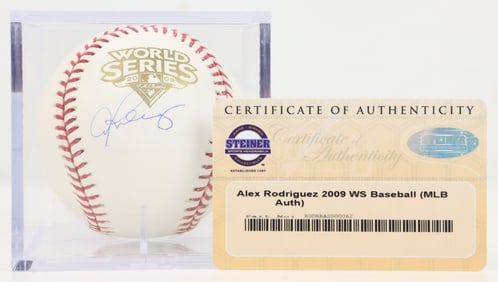 Alex Rodriguez Autographed Baseball