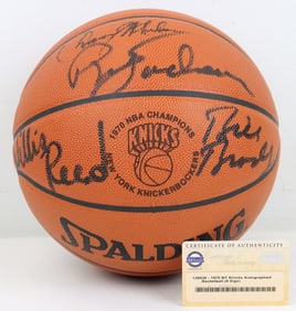 NY Knick 1970 NBA Champions Autographed Ball