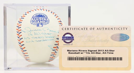 Mariano Rivera Ltd Edition Autographed Baseball