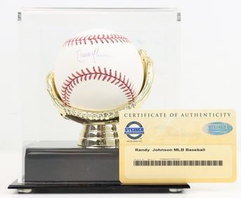 Randy Johnson Autographed Baseball