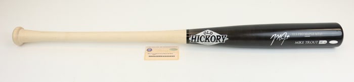 Mike Trout Autographed Baseball Bat