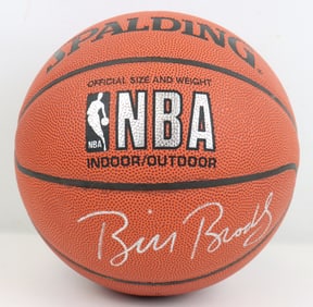Bill Bradley Autographed Basketball