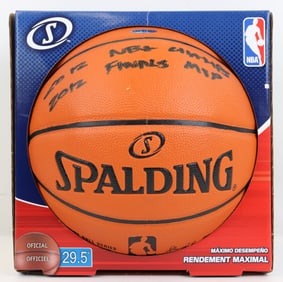 Lebron James Autographed Basketball