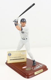 Derek Jeter Autographed Salvino Figurine